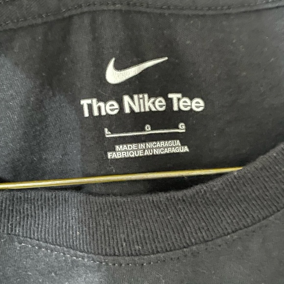 Nike Men’s Graphic T-Shirt “Have a Nice Daze” Solid Black with Rainbow Size L - Picture 2 of 3